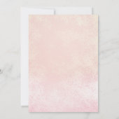 Krone | Schmetterlinge BlumenPrinzessin 2. Geburts Einladung (Rückseite)