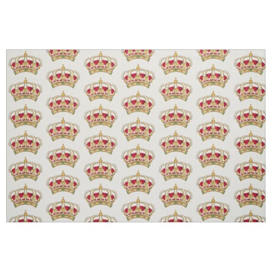 Krone Stoff (Fat Quarter (45,7 x 55,9 cm))