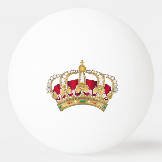 Krone Tischtennisball (Rückseite)