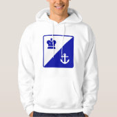 Krone und Anker Hoodie (Vorderseite)