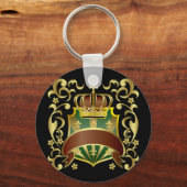 Krone und Schild Schlüsselanhänger (Vorderseite)