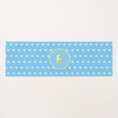 Krone und Sternmuster Yogamatte (Rückseite (Horizontal))