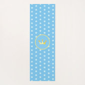 Krone und Sternmuster Yogamatte (Rückseite)