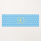 Krone und Sternmuster Yogamatte (Vorderseite (Horizontal))