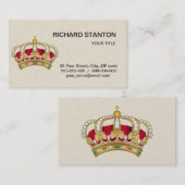 Krone Visitenkarte (Vorne/Hinten)
