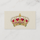 Krone Visitenkarte (Rückseite)