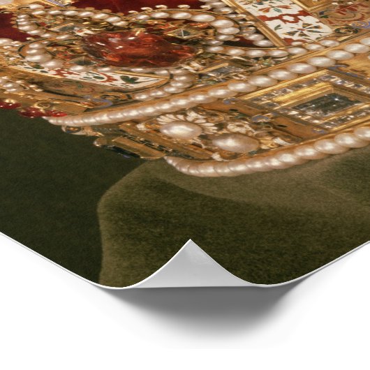 Krone von Rudolph II, c.1576 Poster (Ecke)