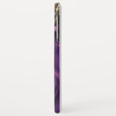 Krone von Thornen auf Lila Stoffdesign Case-Mate iPhone Hülle (Hinten/Links)