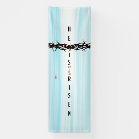 Krone von Thorns Cross Banner (Vertikal)