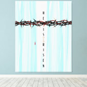 Krone von Thorns Cross Leinwanddruck (Insitu (Holzboden))