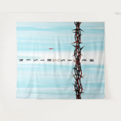 Krone von Thorns Cross Wandteppich (Vorderseite (Horizontal))