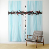 Krone von Thorns Cross Wandteppich (Beispiel)