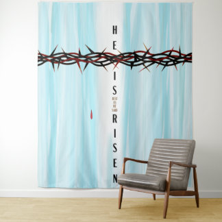 Krone von Thorns Cross Wandteppich