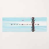 Krone von Thorns Cross Yogamatte (Rückseite (Horizontal))