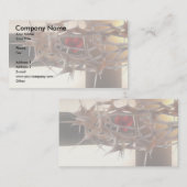 Krone von Thorns Visitenkarte (Vorne/Hinten)