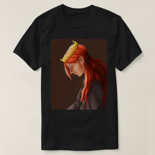 Krone von vergoldeten Knochen T-Shirt (Design vorne)