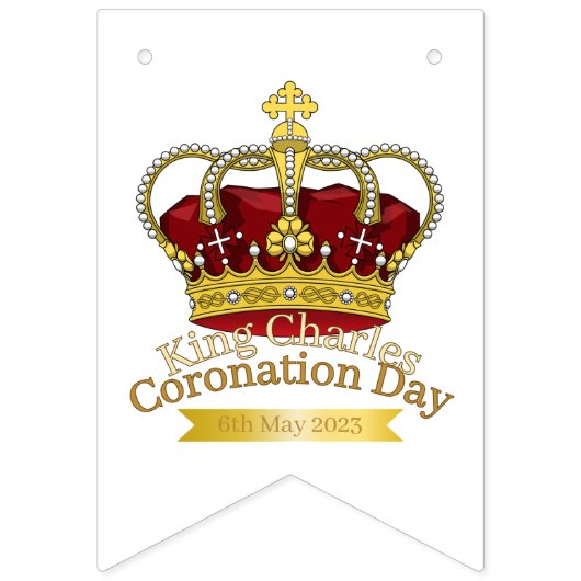 Krone Wimpelkette (Dritte Fahne)