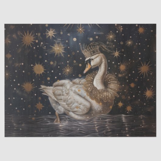 Krone - Zierpapier für Ölgemälde Seidenpapier (Vorderseite)