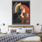 KRONELEGANCE #2 LEINWANDDRUCK (Insitu (Schlafzimmer))