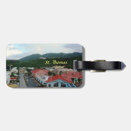Kronen-Bucht, St Thomas, USVI Gepäckanhänger (Rückseite horizontal)