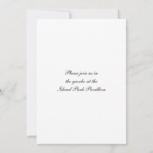 Kronen-Designs - Gold Einladung (Rückseite)