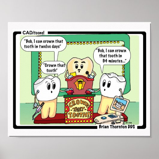 Kronen, die Zelt drucken Poster (Vorne)