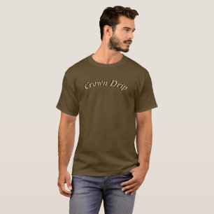 Kronen-Drip-T-Shirt Männer Streetwear-Grafik-T-S T-Shirt