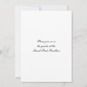 Kronen-Entwurf II - Gold Einladung (Rückseite)