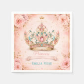 Kronen-Geburtstagsfeier der Prinzessin Serviette (Vorderseite)