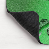 Kronen-grüne Schüsseln Mousepad (Ecke)