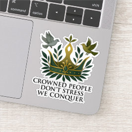 Kronen halten keine Aufkleber