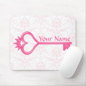 Kronen-Herz-Schlüssel Mousepad (Mit Mouse)