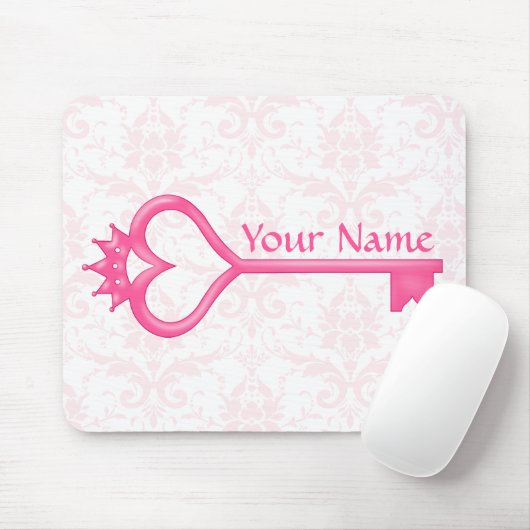 Kronen-Herz-Schlüssel Mousepad (Mit Mouse)