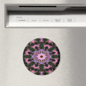 Kronen in Rosa... Magnet (In Situ (Geschirrspüler))