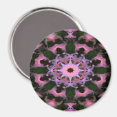 Kronen in Rosa... Magnet (Vorderseite/Rückseite)