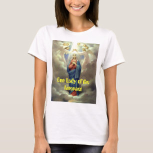 Krönen-Königin-vonhimmel, unsere Dame des T-Shirt