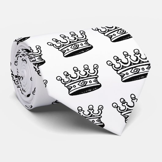Kronen-Krawatte Krawatte (Gerollt)