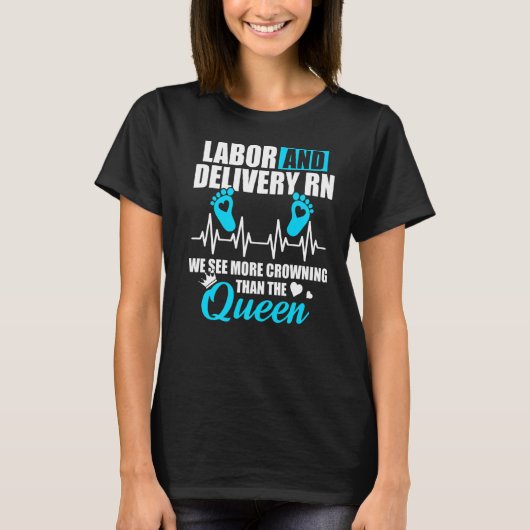 Kronen L D Nursing RN T-Shirt (Vorderseite)