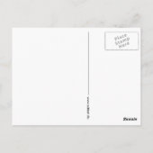 Kronen & Lippenmuster + Text oder Zeichen Postkarte (Rückseite)