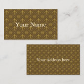 Kronen & Lippenmuster + Text oder Zeichen Visitenkarte (Vorne/Hinten)