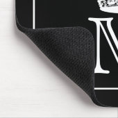 Kronen-Monogramm Mousepad (Ecke)