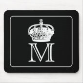 Kronen-Monogramm Mousepad (Vorne)