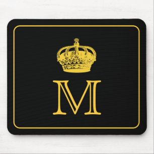 Kronen-Monogramm Mousepad