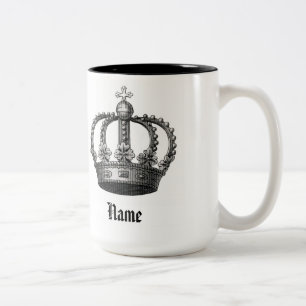 Kronen-Mugcup Zweifarbige Tasse