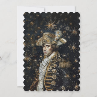 Kronen Napoleon - Flache Einladung 12,7 cm x 17,8