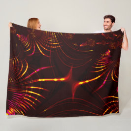 Kronen oder Dornen mit scharfen Kanten, rosa und r Fleecedecke