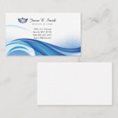 Kronen-Ozean-Wellen-Visitenkarte Miss Amerikas Telefonnummerkarte (Vorne/Hinten)