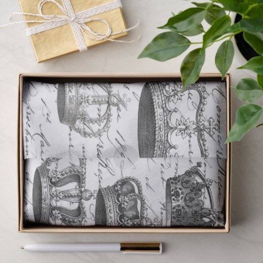 Kronen!! Seidenpapier (Geschenk)