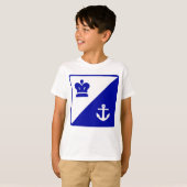 Kronen- und Anchor-T - Shirt (Vorne ganz)