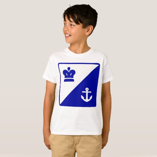 Kronen- und Anchor-T - Shirt (Vorne ganz)